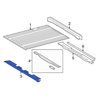 Toyota OE - Rear Truck Bed Floor Sill