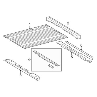 Toyota OE - Pick Up Box - Floor (5.5' Box)