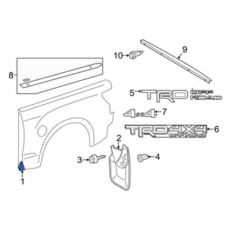 Toyota OE - Right Stone Deflector
