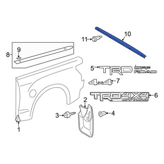 Toyota OE - Rear Tailgate Trim Cover