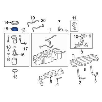 Toyota OE - Fuel Pump Tank Seal