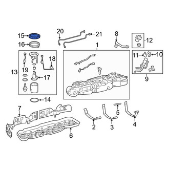 Toyota OE - Fuel Tank Lock Ring