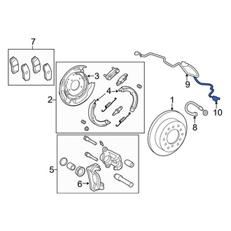 Toyota OE - Front Right ABS Wheel Speed Sensor
