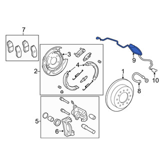 Toyota OE - Rear ABS Wheel Speed Sensor Wiring Harness