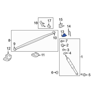 Toyota OE - Rear Coil Spring Damper