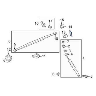 Toyota OE - Leaf Spring Axle U-Bolt