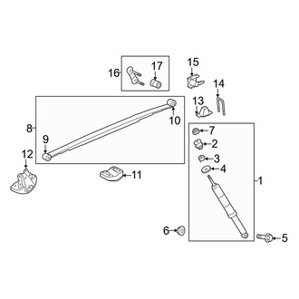 Toyota OE - Rear Suspension - Suspension Components