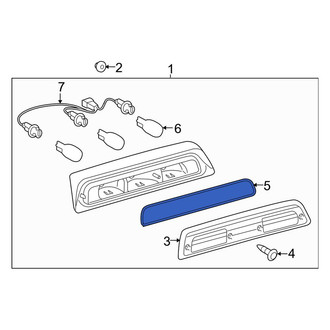 Toyota OE - Center High Mount Stop Light Gasket