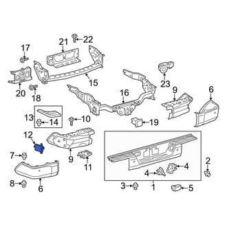 Toyota OE - Blind Spot Detection System Warning Sensor