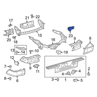 Toyota OE - Rear Inner Parking Aid Sensor
