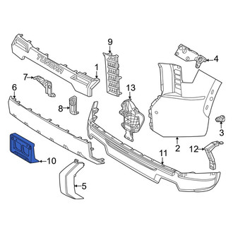 Toyota OE - Front License Plate Bracket