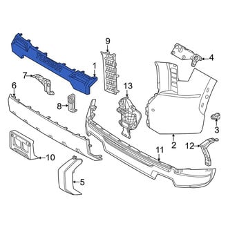 Toyota OE - Front Center Bumper Cover