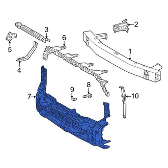 Toyota OE - Front Lower Bumper Cover Support Rail