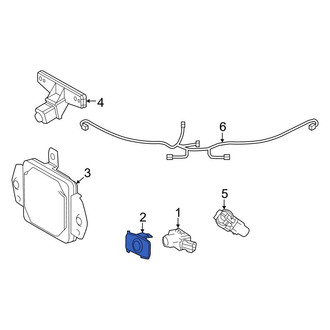 Toyota OE - Front Outer Parking Aid Sensor Housing