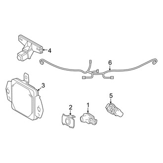Toyota OE - Front Bumper - Electrical Components