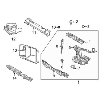 Toyota OE - Front Outer Hood Stop Buffer