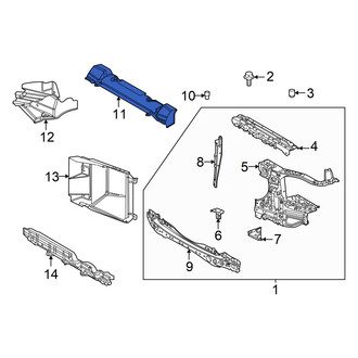Toyota OE - Front Upper Radiator Support Air Deflector