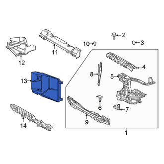 Toyota OE - Front Left Radiator Support Air Duct