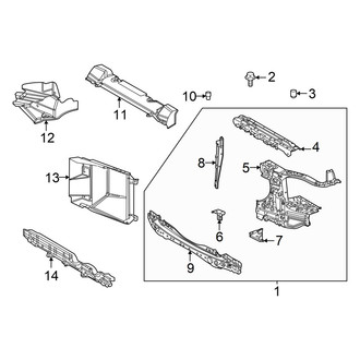 Toyota OE - Radiator Support