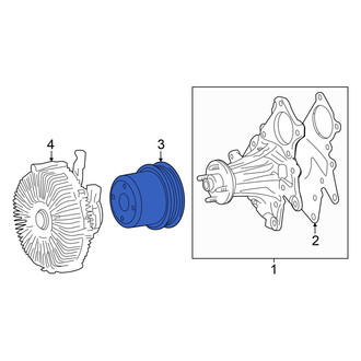 Toyota OE - Engine Cooling Fan Clutch Pulley