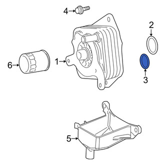 Toyota OE - Engine Oil Cooler O-Ring