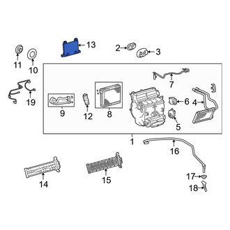 Toyota OE - HVAC Control Module