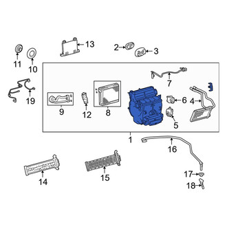 Toyota OE - HVAC Unit Case Assembly