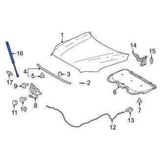 Toyota OE - Front Hood Lift Support