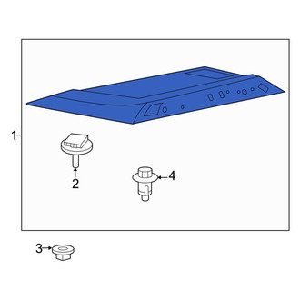 Toyota OE - Front Left Hood Scoop