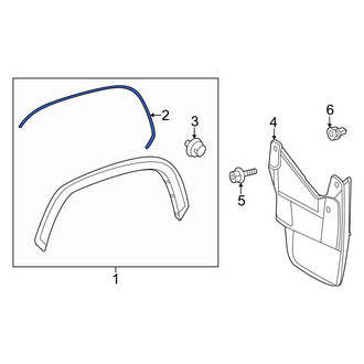Toyota OE - Wheel Arch Molding Seal