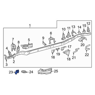 Toyota OE - Front Right Body Mount Cushion
