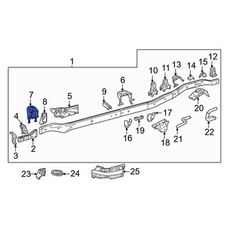 Toyota OE - Front Right Suspension Shock Absorber Bracket