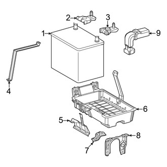 Toyota OE - Electrical - Battery (Conventional)