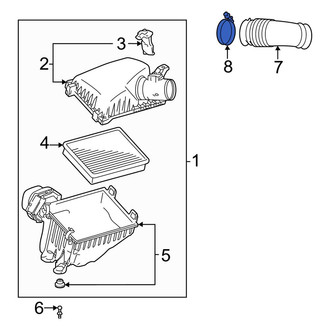 Toyota OE - Engine Air Duct Clamp