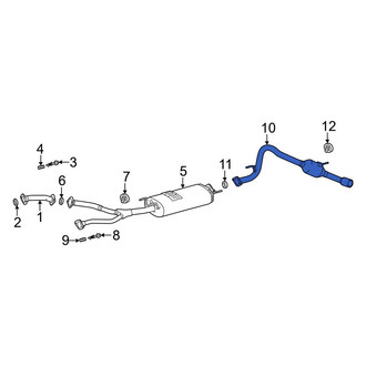 Toyota OE - Exhaust Tail Pipe