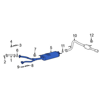Toyota OE - Exhaust Muffler