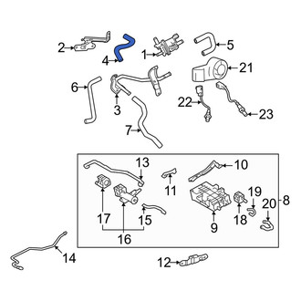 Toyota OE - Evaporative Emissions System Lines