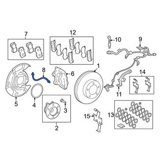 Toyota OE - Front Brake Hydraulic Hose