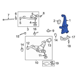 Toyota OE - Left Steering Knuckle