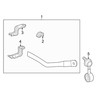 Toyota OE - Front Suspension - Stabilizer Bar & Components (RWD)