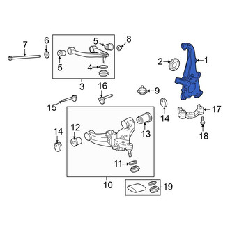 Toyota OE - Left Steering Knuckle
