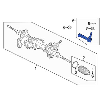 Toyota OE - Left Outer Steering Tie Rod End