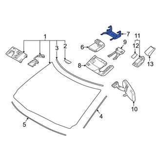 Toyota OE - Lane Departure System Camera Bracket