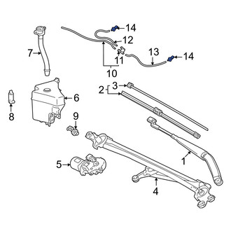 Toyota OE - Front Windshield Washer Nozzle