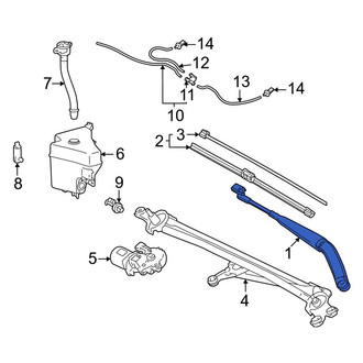 Toyota OE - Front Right Wiper Arm