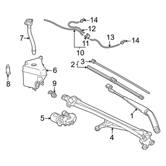 Toyota OE - Windshield - Wiper & Washer Components