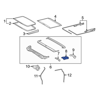 Toyota OE - Center Left Sunroof Frame Bracket
