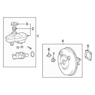 Toyota OE - Cab - Components on Dash Panel (Double Cab)