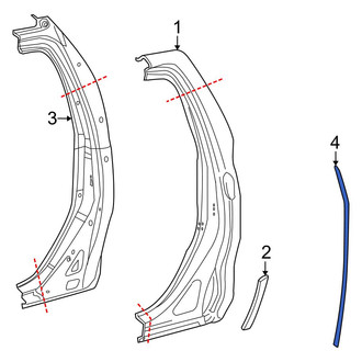 Toyota OE - Right Side Body Trim Protector