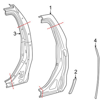 Toyota OE - Cab - Side Panel (Limited / SR / SR5 Double Cab)